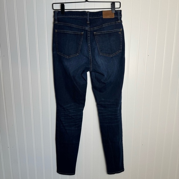 Madewell 9” High Rise Skinny Jeans Dark Wash Women’s Size 28 Inseam 28” - Picture 5 of 14